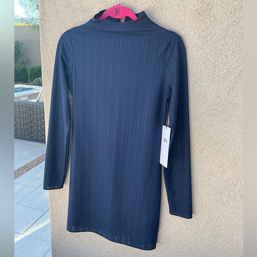 ALO Navy Dress size MEDIUM !  EUPHORIA DRESS